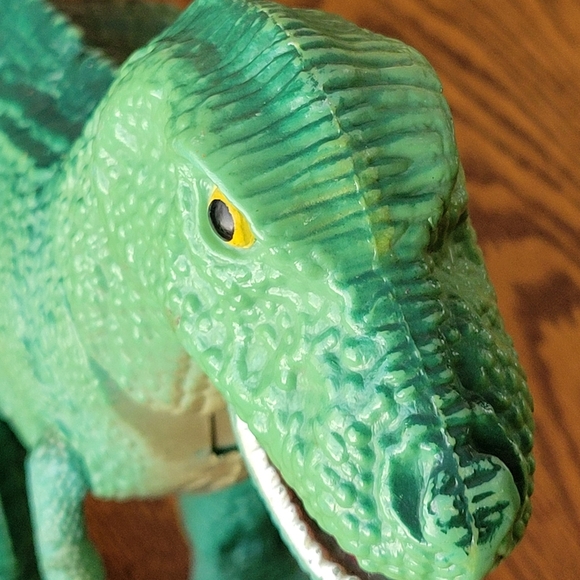 Vintage 1987 Playskool Definitely Dinosaurs Spinosaurus & T-Rex Set - Picture 12 of 14
